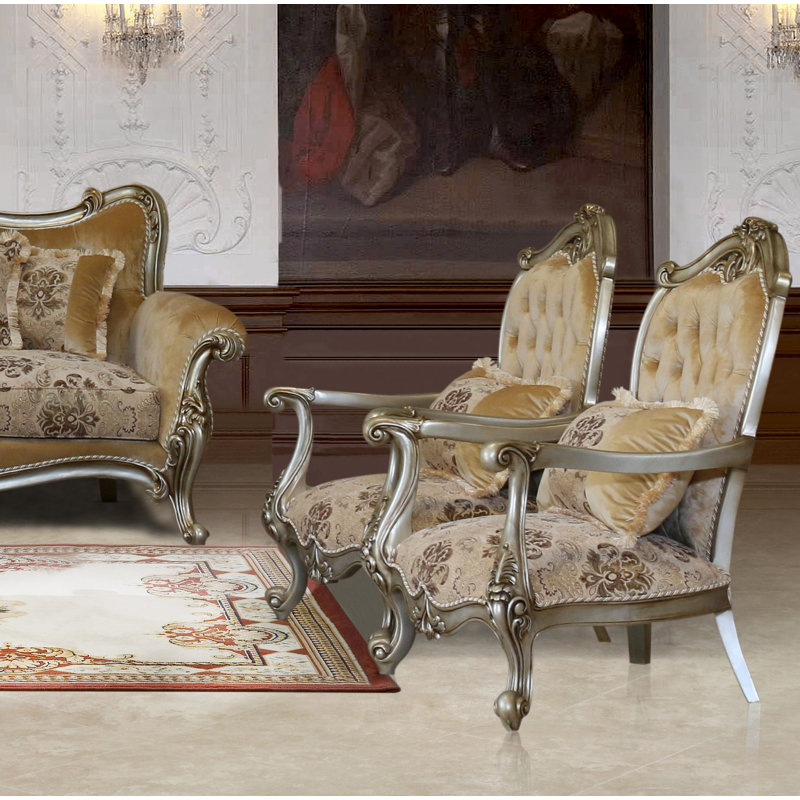 Fauteuil capitonné de 34 po de largeur Loya