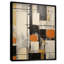 «Deconstrstruction Beige Orange Black White - Abstract Shapes», reproduction d'art murale-729334728-729334732