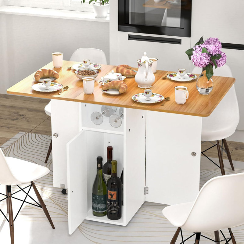 MDF Writing Desk, Brown/White