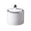 Sugar Pot LIZARD PLATIN   diam. 3.3 in, H 3.5 in