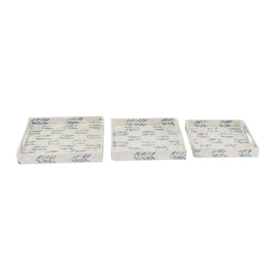Jason Stoneware Tray - Set of 3