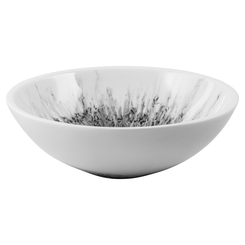 Belfry Bathroom Brooke 440mm L x 440mm W White Resin Circular Sink