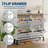 4-Door Flip Shoe Cabinet with Adjustable Shelves, Hidden Entryway Storage Organizer, Wooden Shoe Rack-186824110