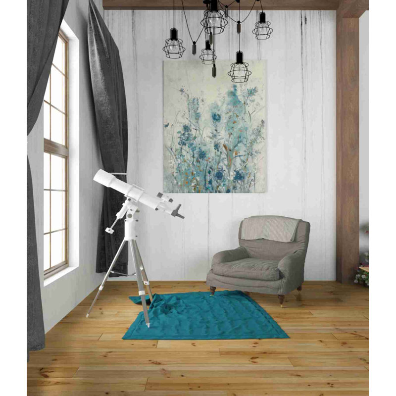 «Blue Spring II» par Tim O’toole, art mural sur toile, H 34 po x l 26 po x P 1,5 po