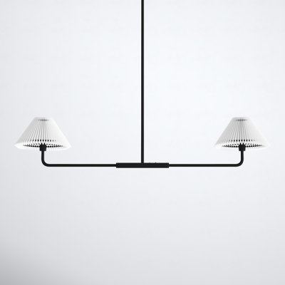 Pearson 2 Light Metal Dimmable Chandelier