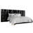 KING SIZE WALL BED IN BLACK VELVET-121417760-96056549