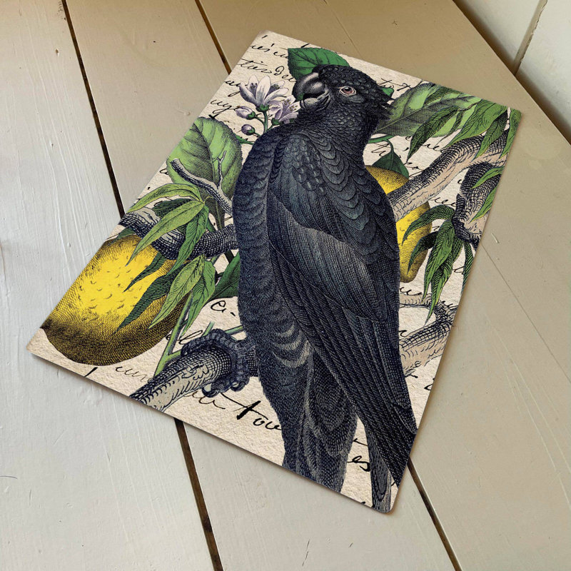 Wall Decor on Metal, 25cm H x 20cm W