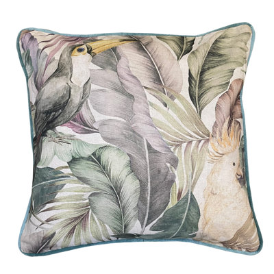 Aleister Polyester Abstract Square Throw Cushion