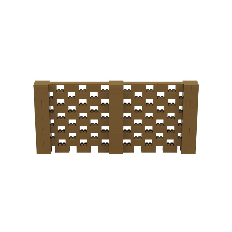 Ensemble mural Everblock, Rouge, H 60 po x l 132 po x P 12 po