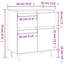 Isa Iron 2 - Door Rectangle Accent Cabinet-18533129