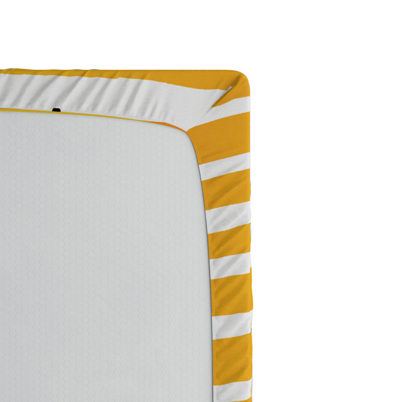 Microfiber Striped Fitted Sheet, Twin XL Fitted Sheet