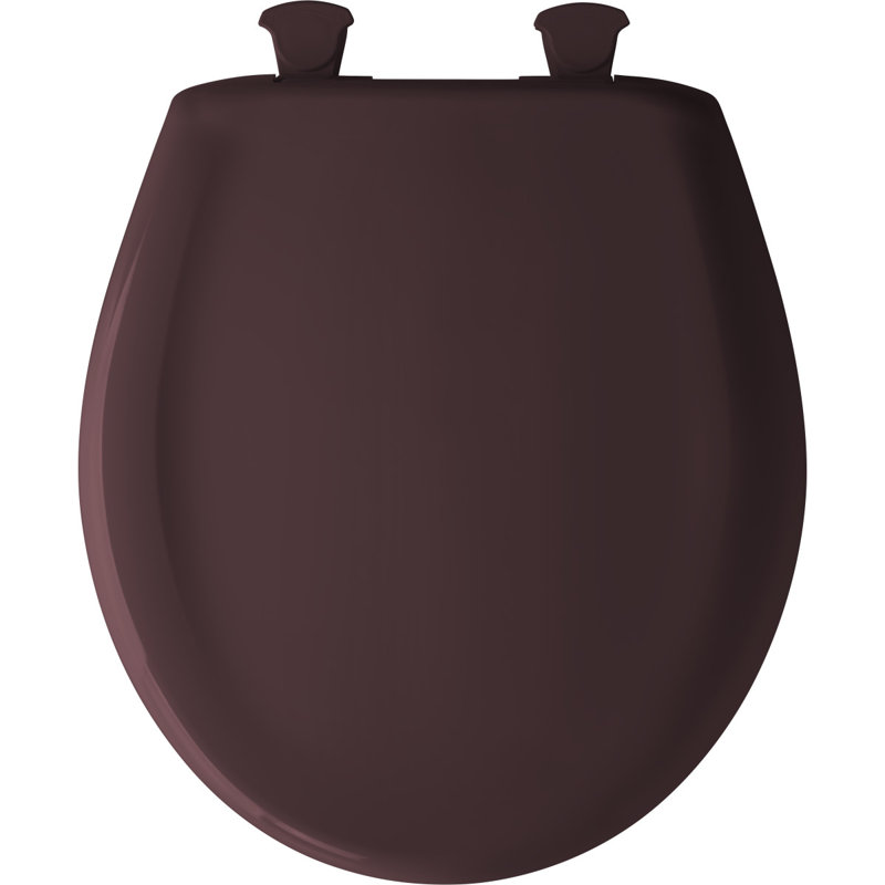 Round Toilet Seat and Lid, Loganberry