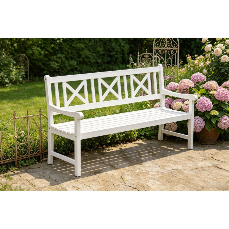 Kelaijah Manufactured Wood Wood Outdoor Bench