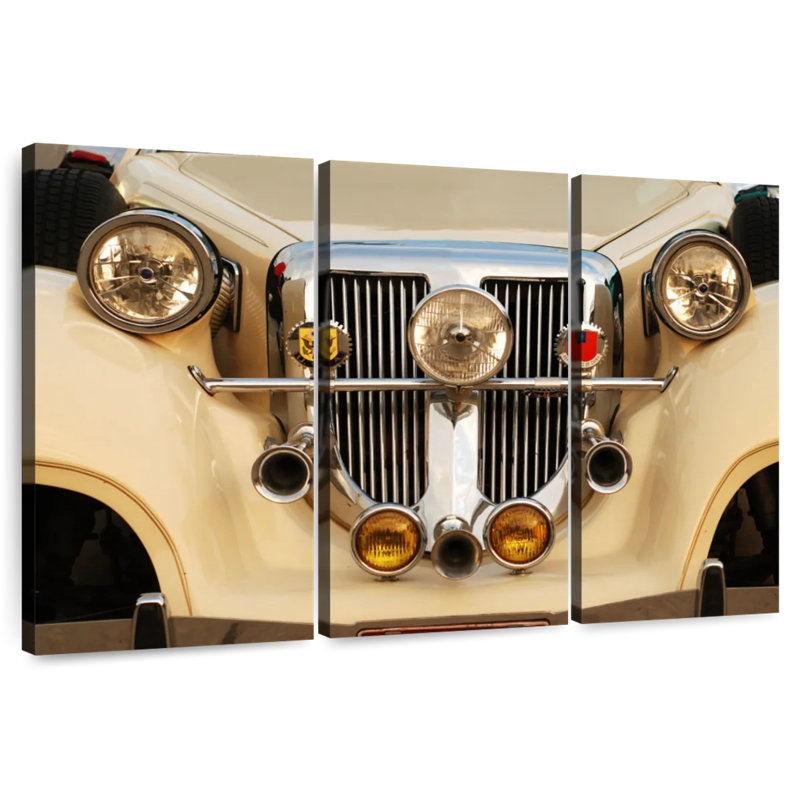 Voiture rétro Mehar, H 20 po x l 33 po