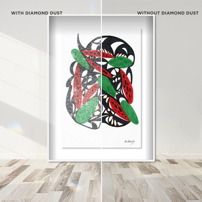 Manuel Roman - Watermelon Still Life Shadowbox Food & Beverages Print by Oliver Gal, Black Frame, 10 x 15, 55.5"H x 37.5"W