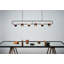 Luminaire suspendu linéaire pour îlot de cuisine 6 lumières Kelvin-626453200-626452800