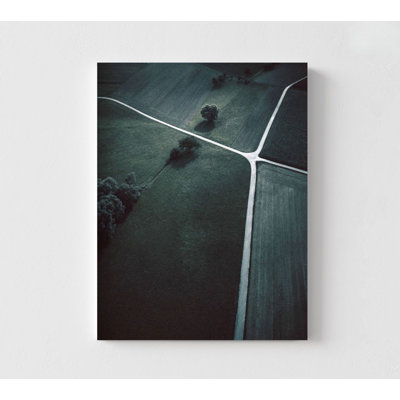 Country Field Photo Oversized Wall Art Print, Crossing Rivers Large Wall Art, Landscape Photo Housewarming Gift