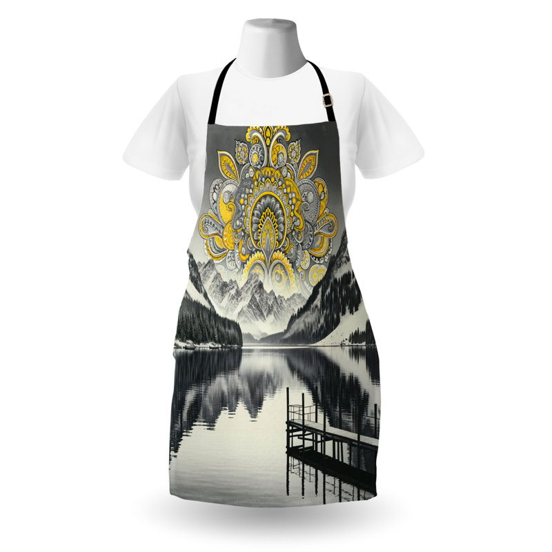No Pattern Bib Apron