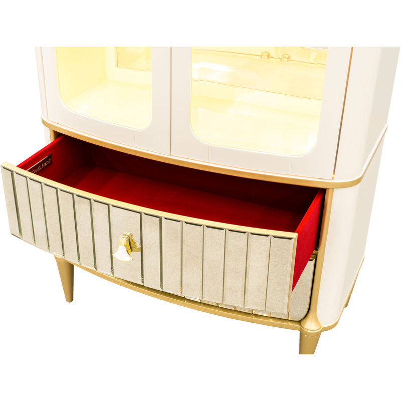 Scotts Square Display Cabinet - Light Champagne