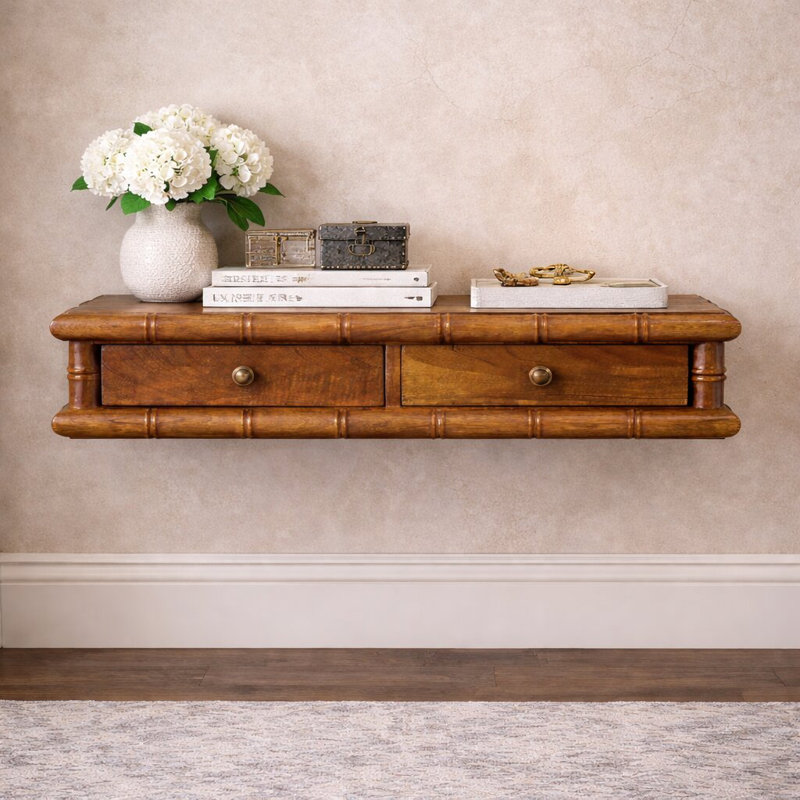 80cm Solid Wood Console Table