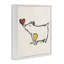«Bear & Heart Doodle», art de la giclée encadrée par June Erica Vess-1940070994-1940070995