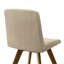Chaise de salle à manger rembourrée Gina Sand-123103549