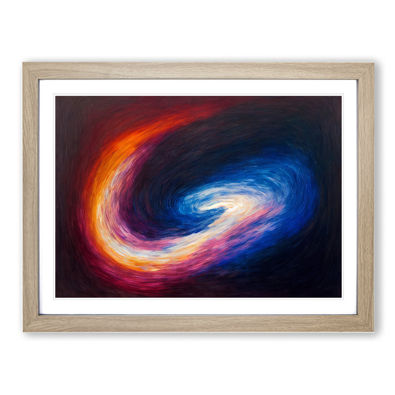 Captivating Galaxy Vol.4 - Framed Print, Oak, 34cm H x 46cm W x 2cm D