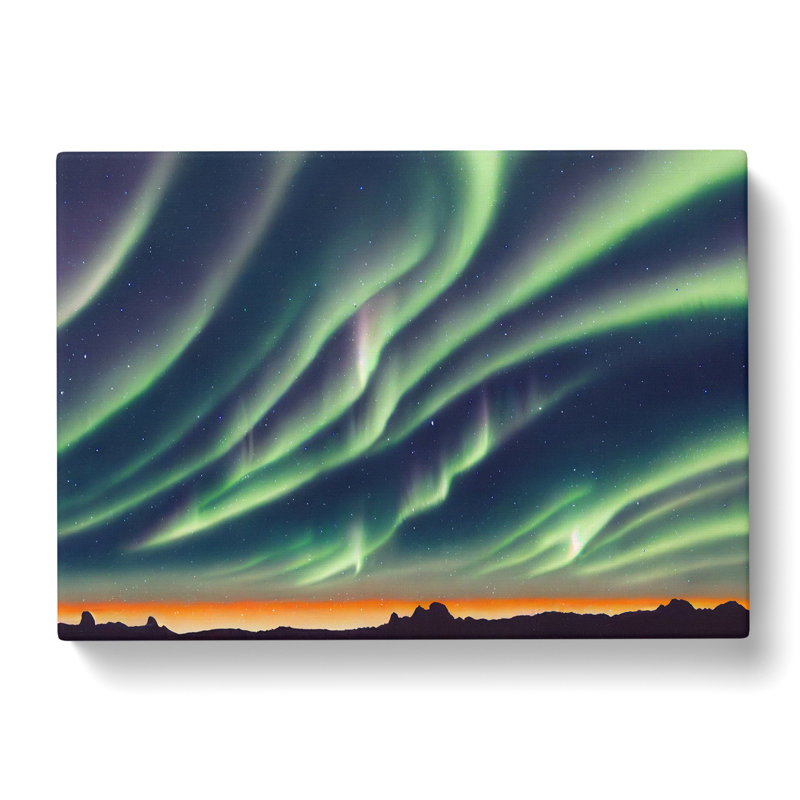 Tremendous Northern Lights - Wrapped Canvas, 50cm H x 76cm W x 3cm D
