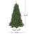 7' Noble Hinged Tree With 500 Clear Lights-Ul,Dia:48",1110Tips