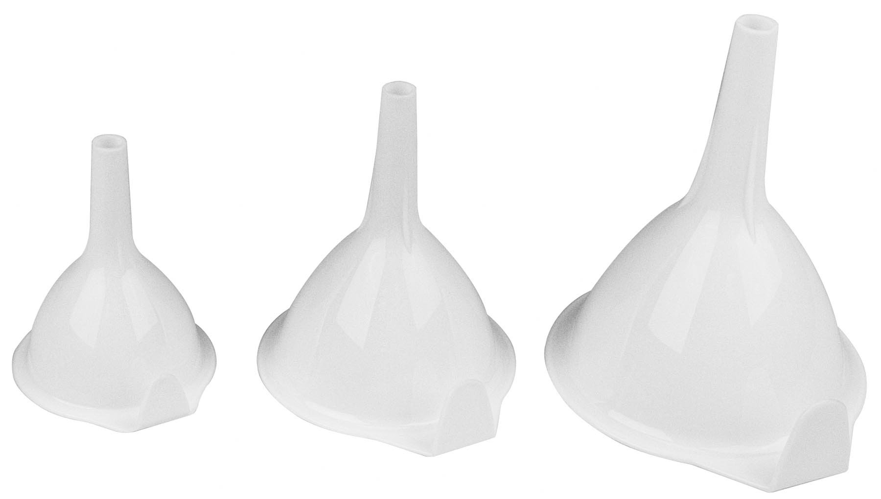 Fox Run Brands 3-Pieces Plastic Funnel Set