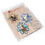 Ensemble de 3 ornements en forme de flocons de neige en forme d'ours par G Debrekht