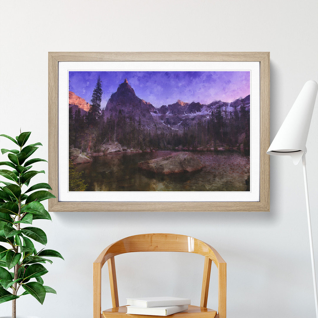 Eagle Peak Mountain - Picture Frame Painting