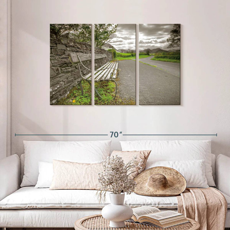Mehar Lake District, 28" H x 45" W