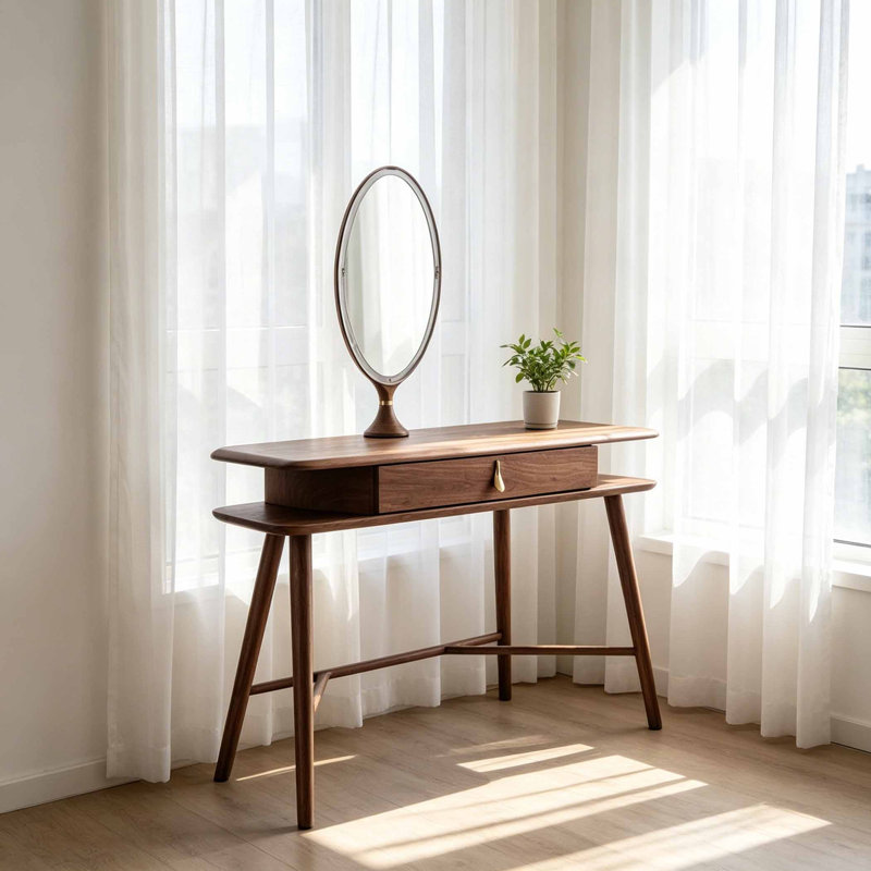Coiffeuse de rangement de style européen
