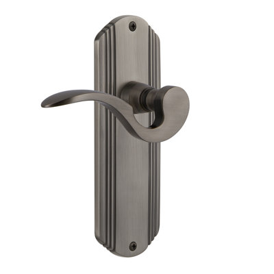 Deco Plate Privacy (Bed & Bath) with Manor Lever