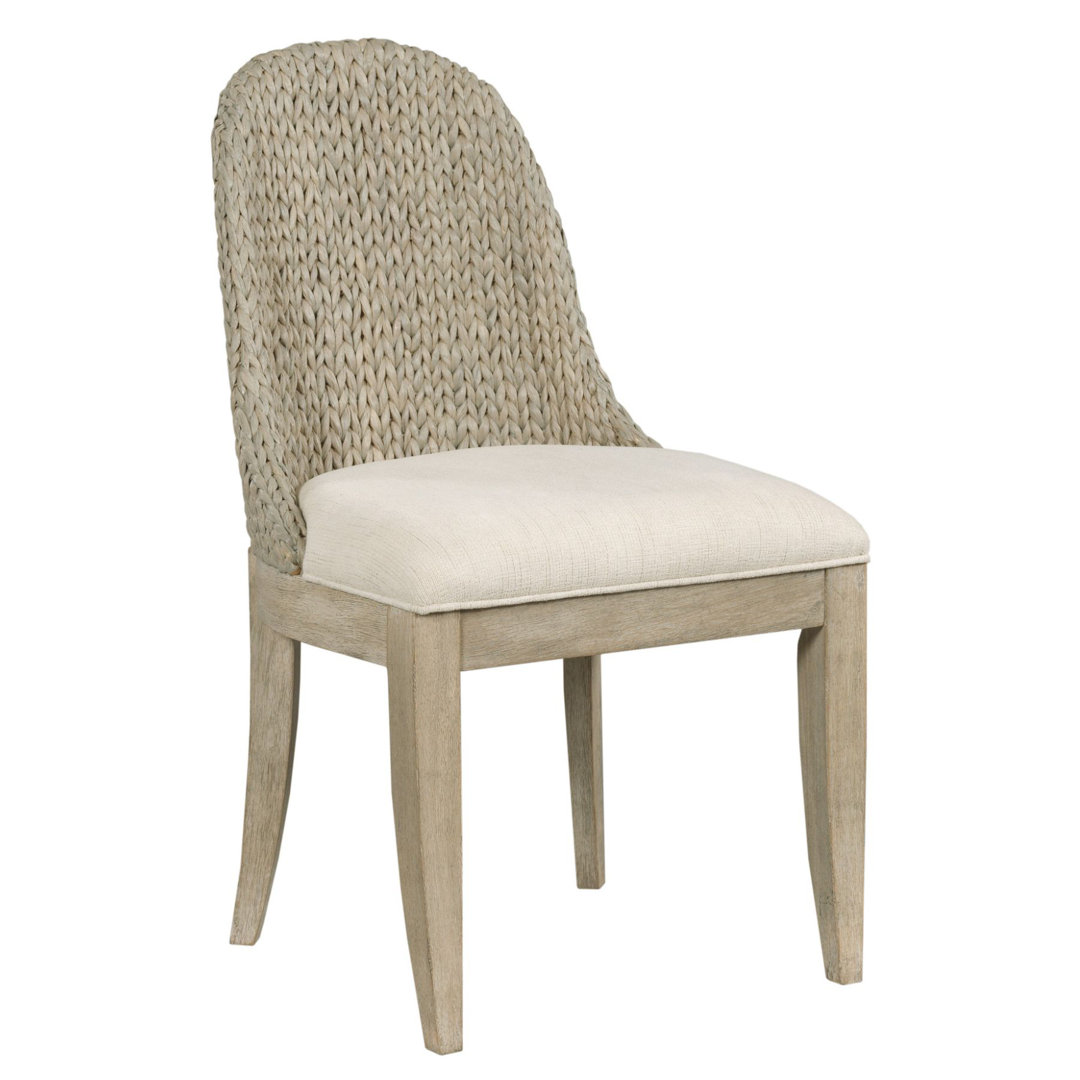 Chinita Upholstered Side Chair in Oyster (Set of 2) Rosalind Wheeler