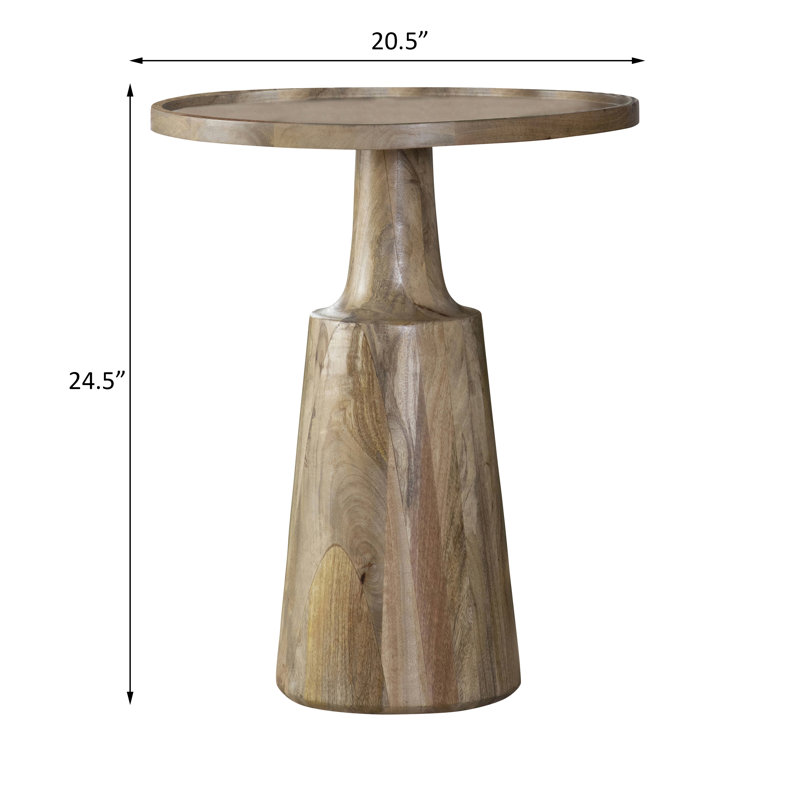 Table d'appoint Stedham, Naturel