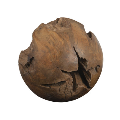 Boule en bois teck