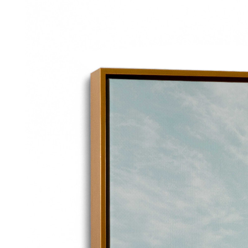 «Tall Tranquility», reproduction sur toile, Cadre flottant or poli, H 8,75 po x l 12,75 po x P 1,75 po