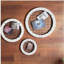 Talok Memory Board Wall Decor 3 Pieces, Black