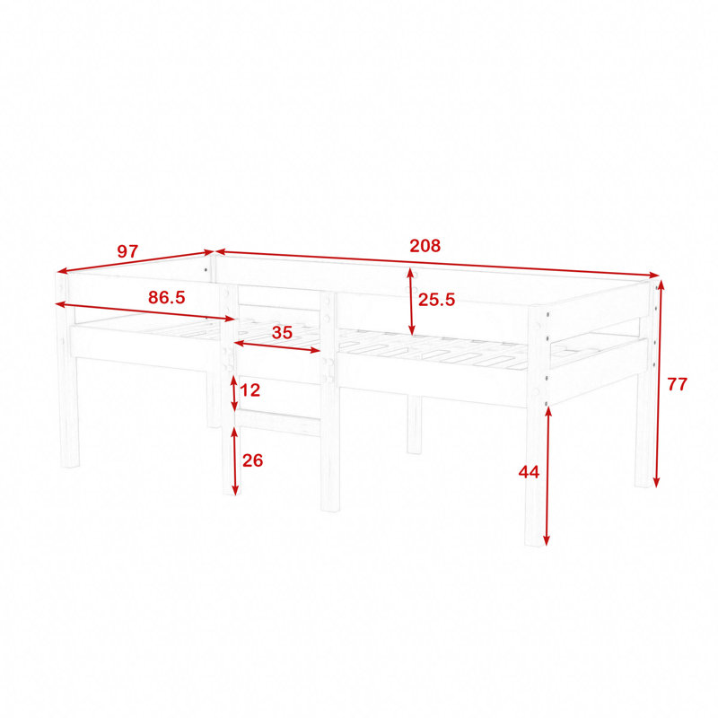 Arushad Daybed, European Single (90 x 200cm)