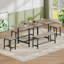 Ensembles de table de salle à manger extensible (doit inclure la table et la chaise), cuisine en bois et métal