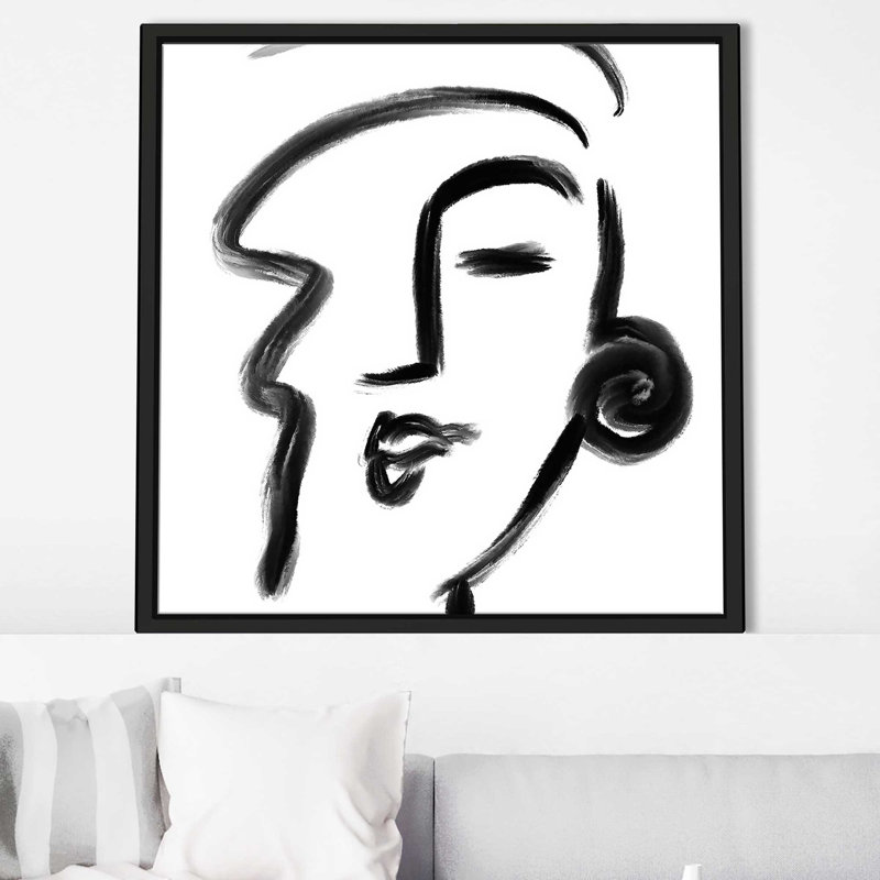 «Make A déclaration (Square)» par Deidre Mosher, reproduction, Cadre flottant noir, H 39,5 po x l 39,5 po x P 2 po