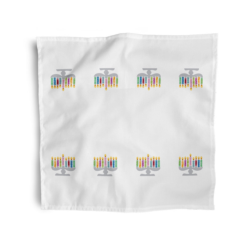 Kullin Polyester Traditional Napkins, White
