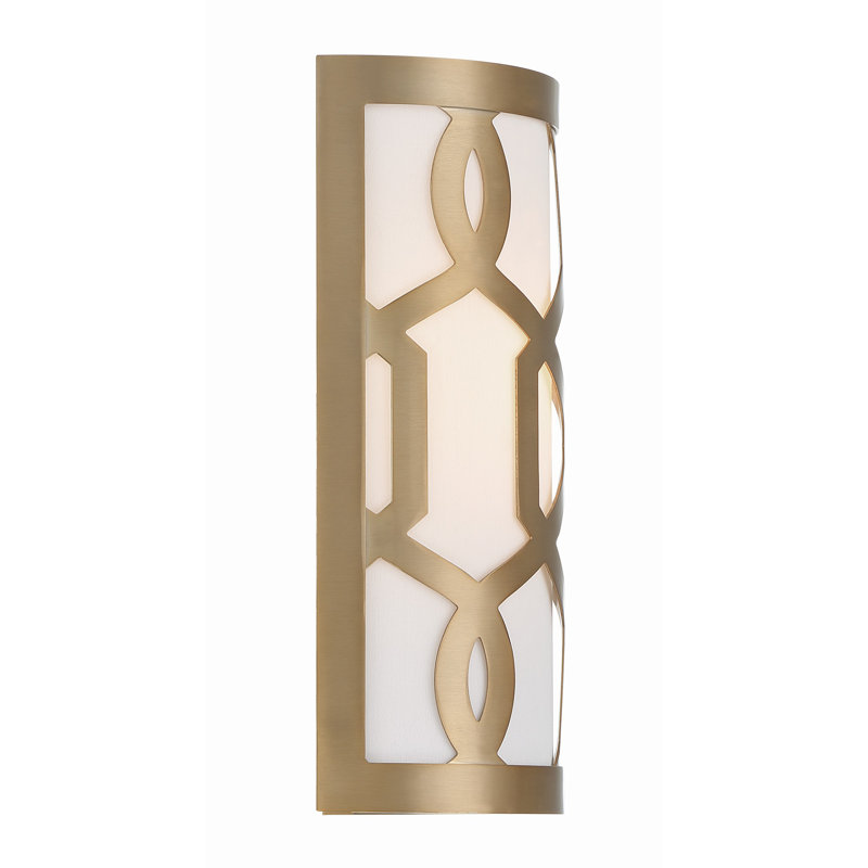 Jennings 1 - Light Flush Mounted Sconce, Aged Brass