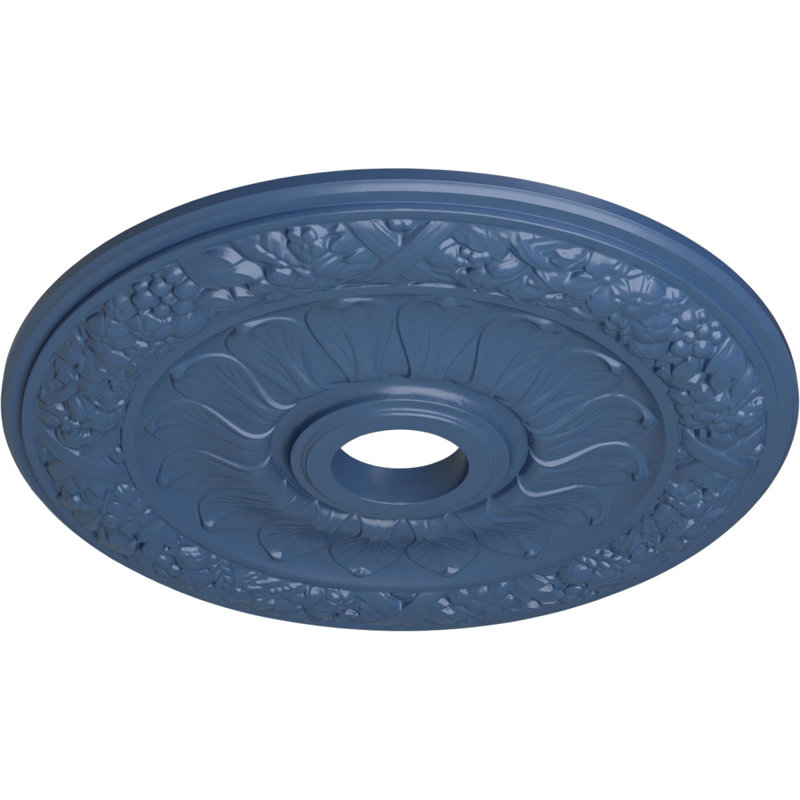 Endurathane Swindon Ceiling Medallion, 24"OD x 4"ID x 1 1/2"P (Fits Canopies up to 6 1/8"), Hand-Painted Americana Finish