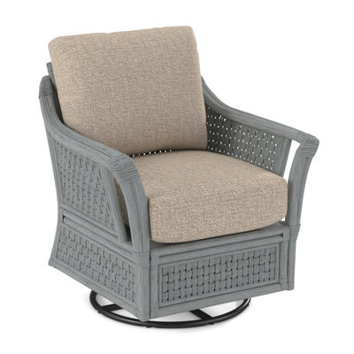 Boca Upholstered Swivel Armchair