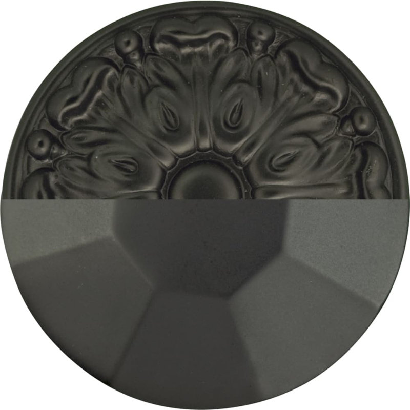 Sandrine Mushroom Knob, Black Mist