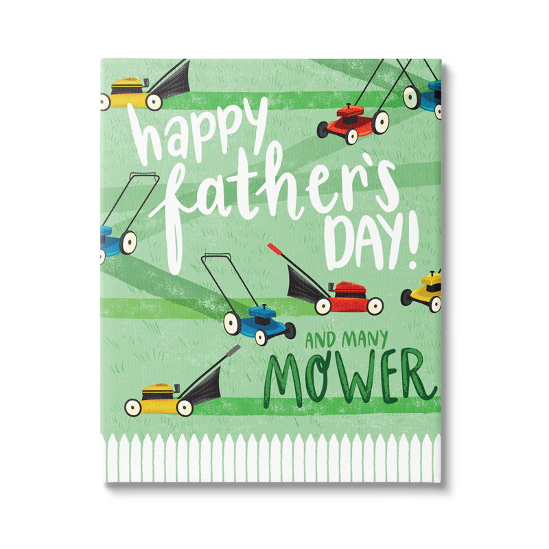 «Happy Father's Day», impression sur toile, H 48 po x l 36 po x P 1,5 po