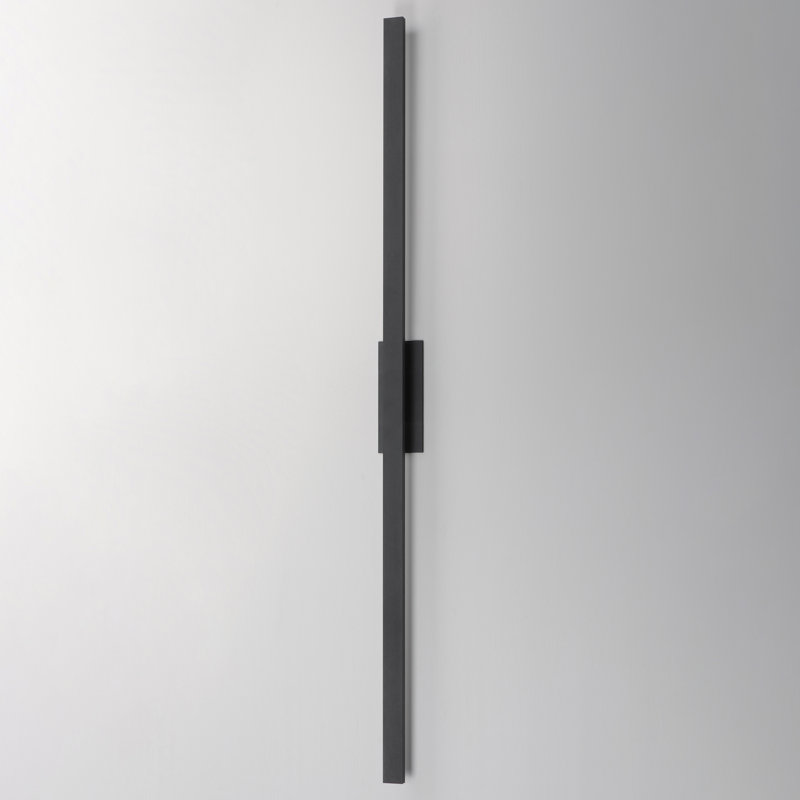 Chesnet-Outdoor Wall Mount, 96" H x 4.5" W x 2.75" D, Black